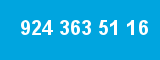 924 363 51 16 924 363 51 16